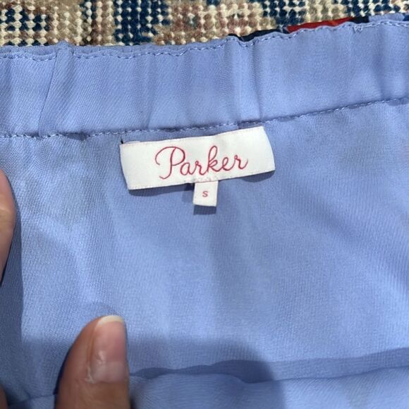 Parker Blue Shioban Strapless Printed Romper - Picture 3 of 6